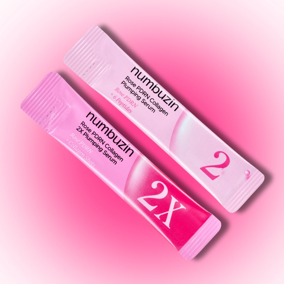 BRINDE - NUMBUZIN No.2 Rose PDRN collagen Plumping Serum DUO 1.2ml x 5ea (Sachê)