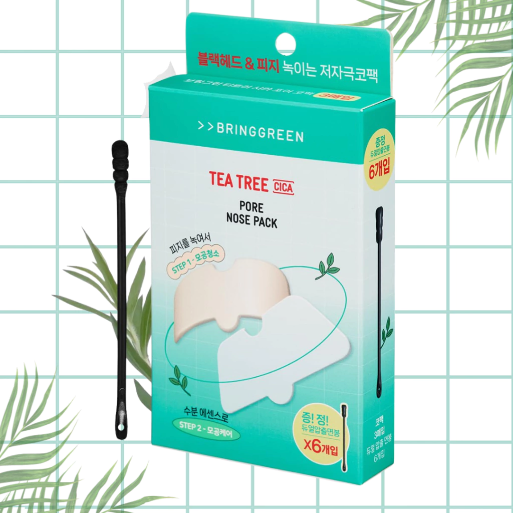 BRINGGREEN Adesivo Remoção de Cravos Tea Tree – 5 unidades