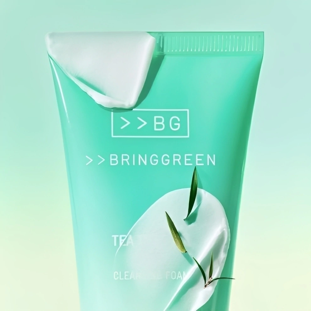BRINGGREEN Tea Tree Cica Espuma de Limpeza Profunda 120mL