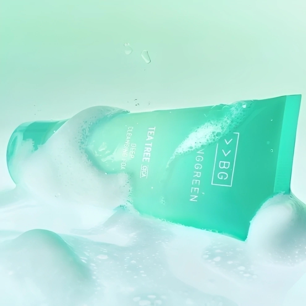 BRINGGREEN Tea Tree Cica Espuma de Limpeza Profunda 120mL