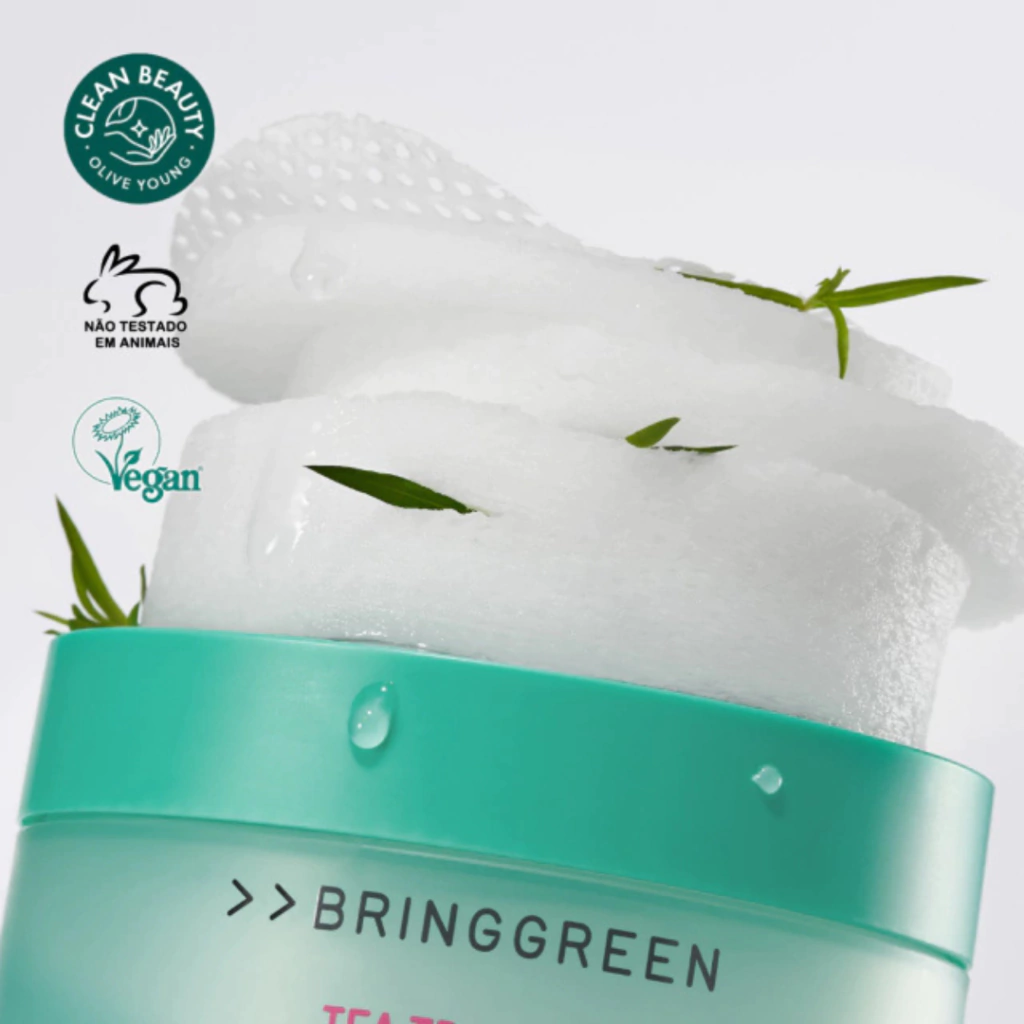 BRINGGREEN Tea Tree Cica Toner Pad Calmante 150g (90 pads)