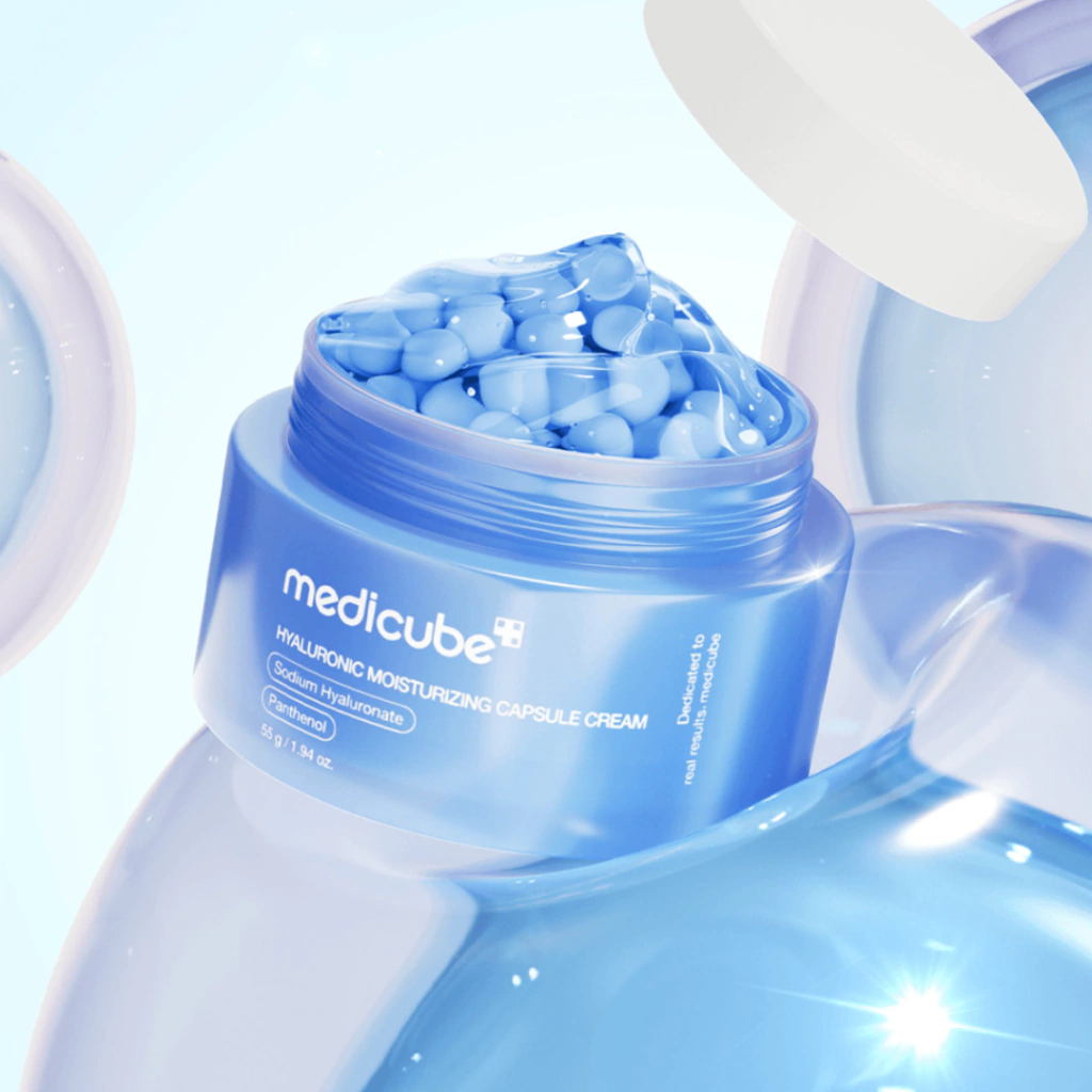 MEDICUBE - Creme Hidratante em Cápsulas de Ácido Hialurônico 55g