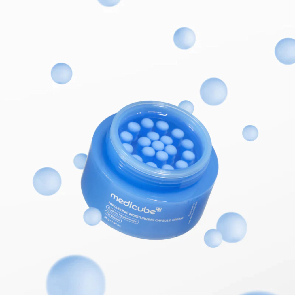 MEDICUBE - Creme Hidratante em Cápsulas de Ácido Hialurônico 55g