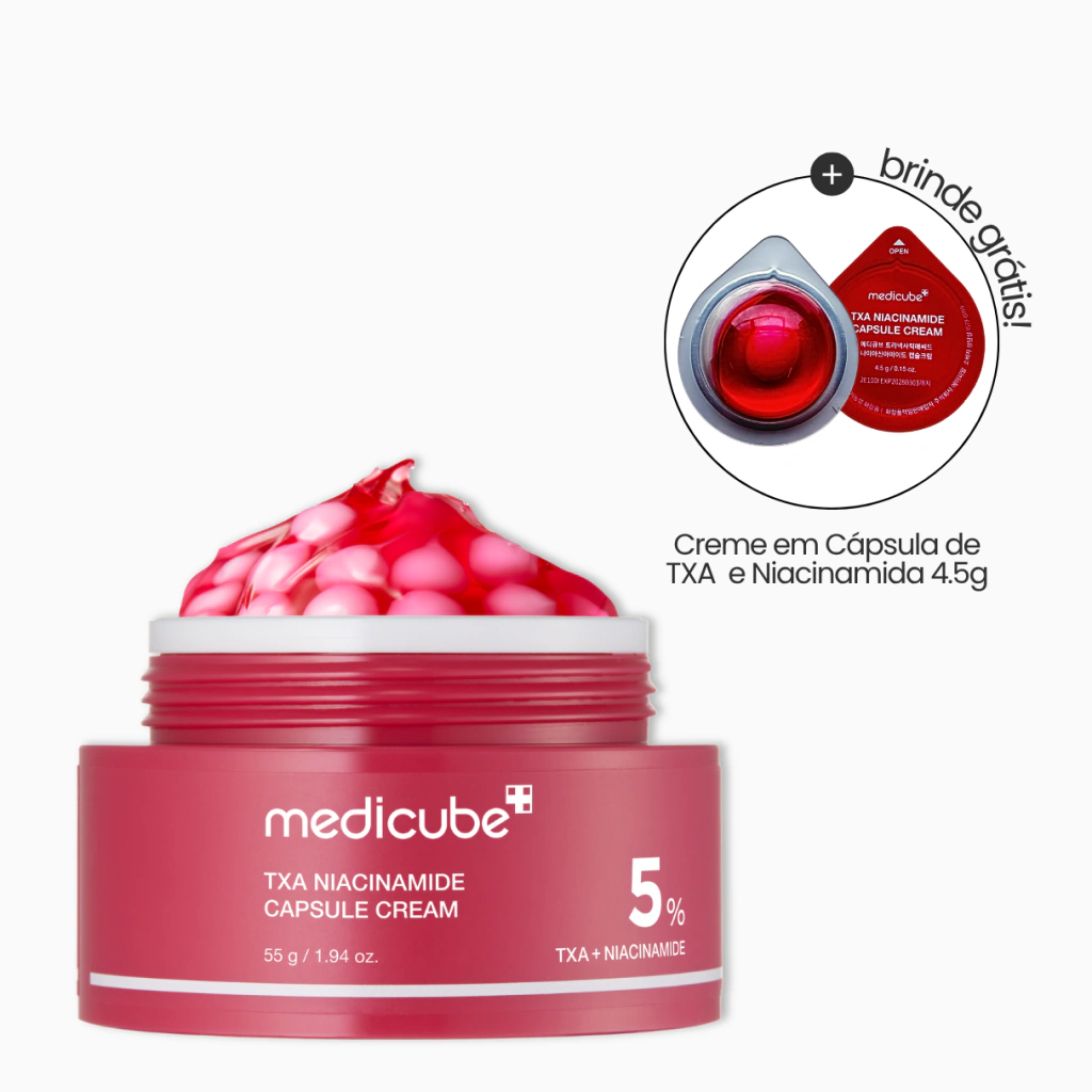 MEDICUBE Creme Hidratante Facial com Cápsulas de Niacinamida e TXA 55g