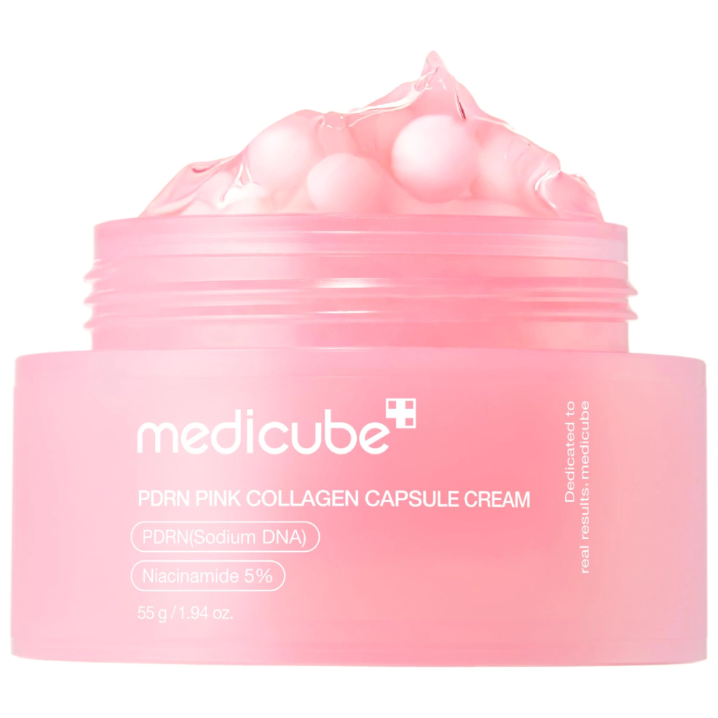 Miniatura 6 de MEDICUBE - Creme Hidratante Facial Pink com PDRN em Cápsulas de Colágeno 55g