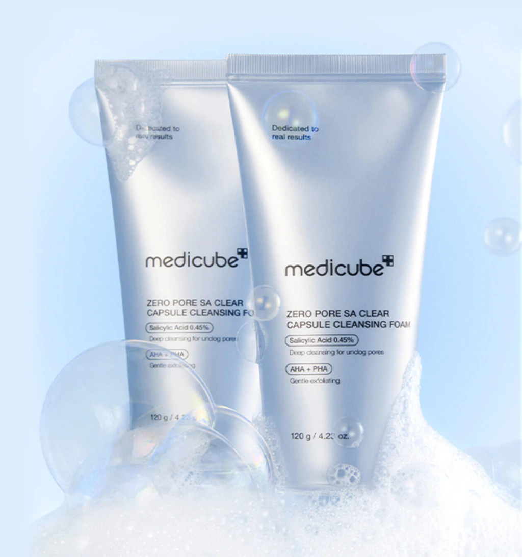 Miniatura 4 de MEDICUBE Espuma de Limpeza Zero Poros C/ Cápsulas de Exossomas 120g