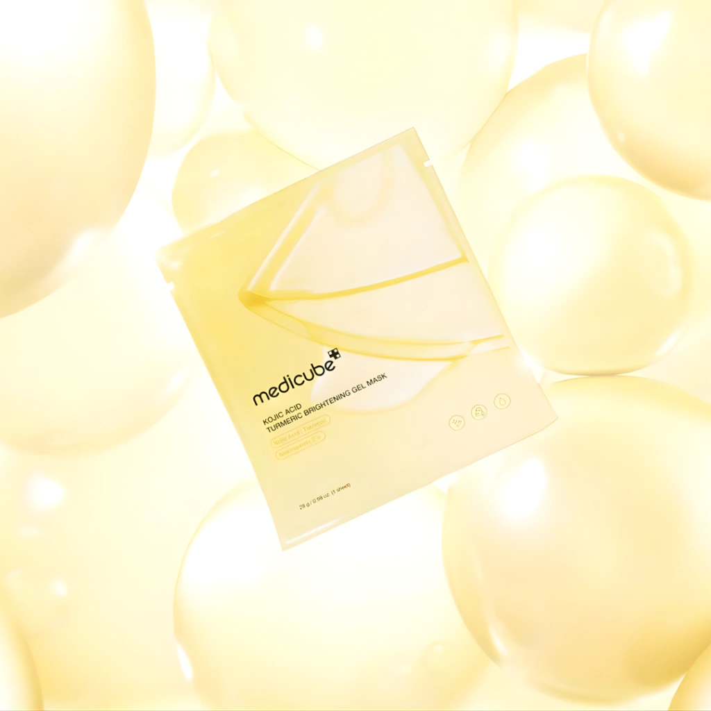 MEDICUBE Máscara Facial Iluminadora em Gel com Ácido Kójico e Cúrcuma 28g