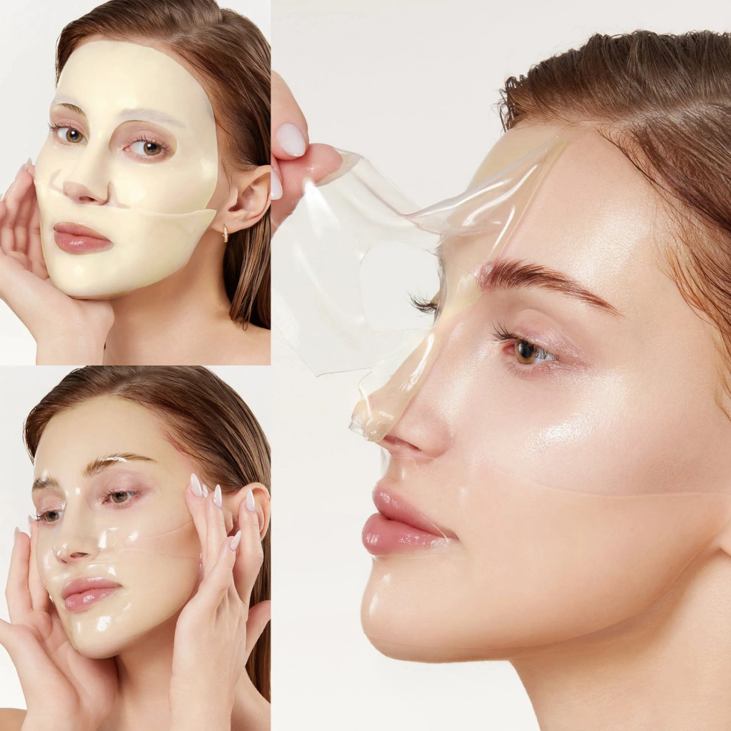 Miniatura 3 de MEDICUBE Máscara Facial Iluminadora em Gel com Ácido Kójico e Cúrcuma (Caixa x4) 28gx4