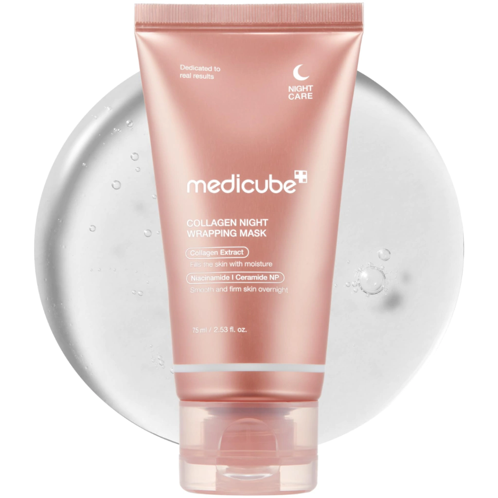 MEDICUBE Máscara Facial Noturna Firmadora de Colágeno 75ml