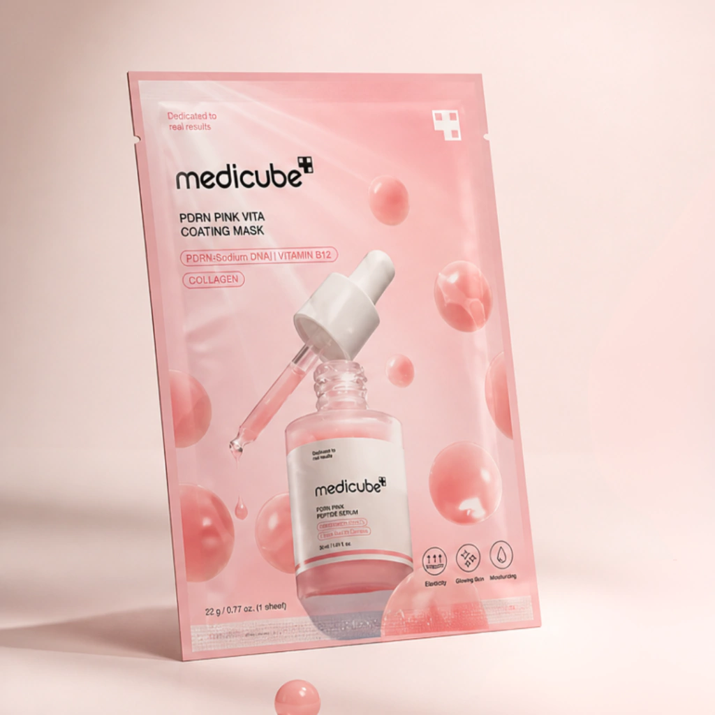 MEDICUBE Máscara Facial PDRN 22g (RENOVADA)