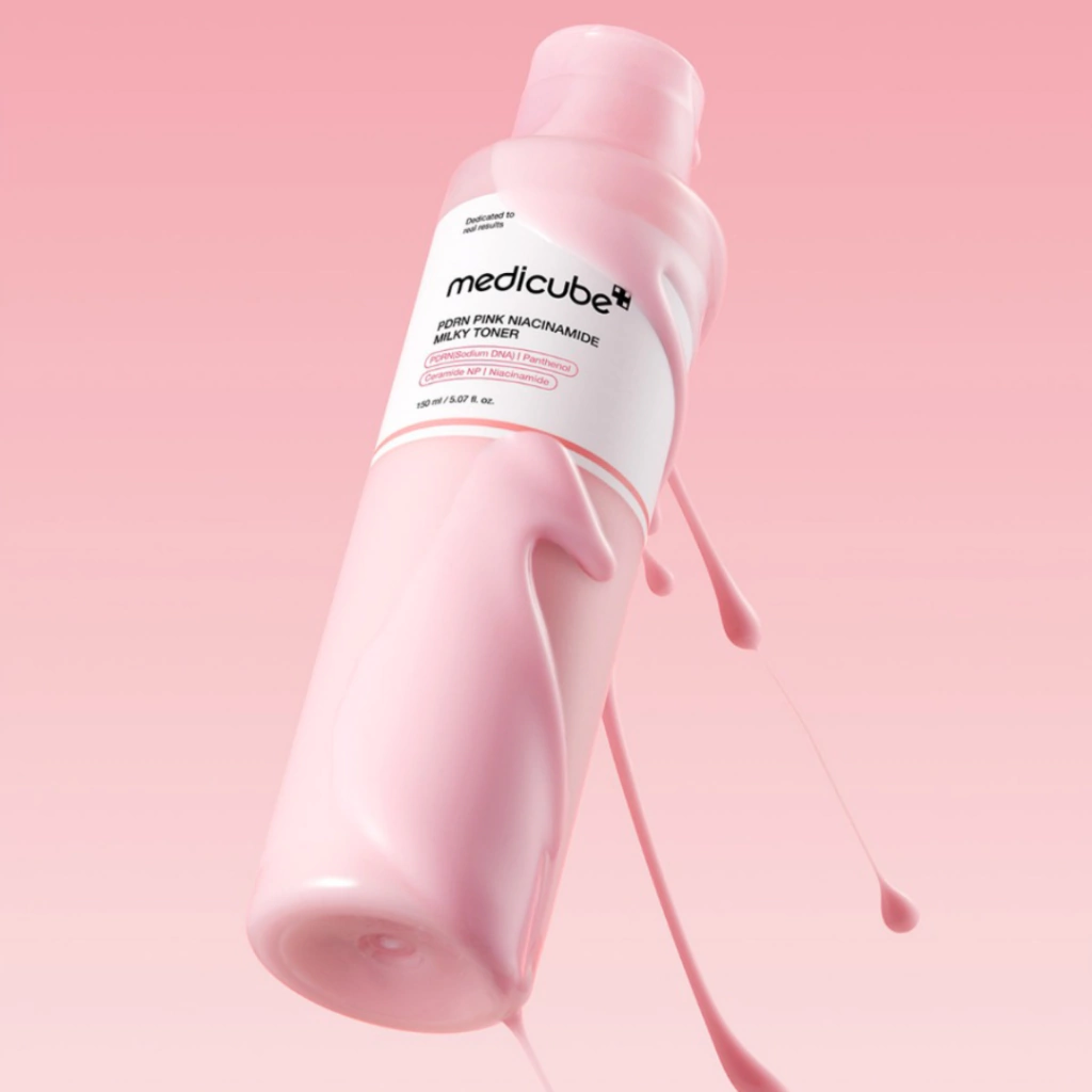 MEDICUBE Tônico Pink Milky com PDRN e Niacinamida 150ml