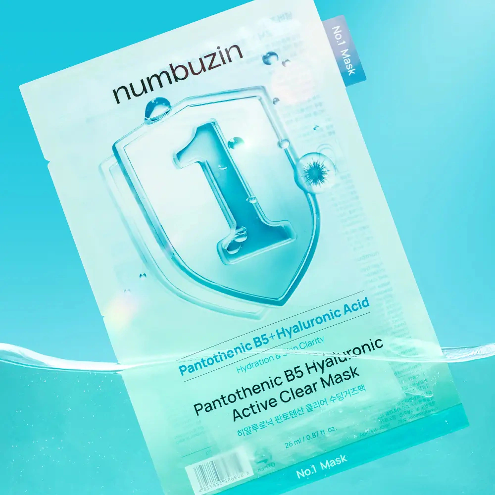 NUMBUZIN No.1 Máscara Facial Purificadora com Ácido Hialurônico Pantotênico B5 26ml