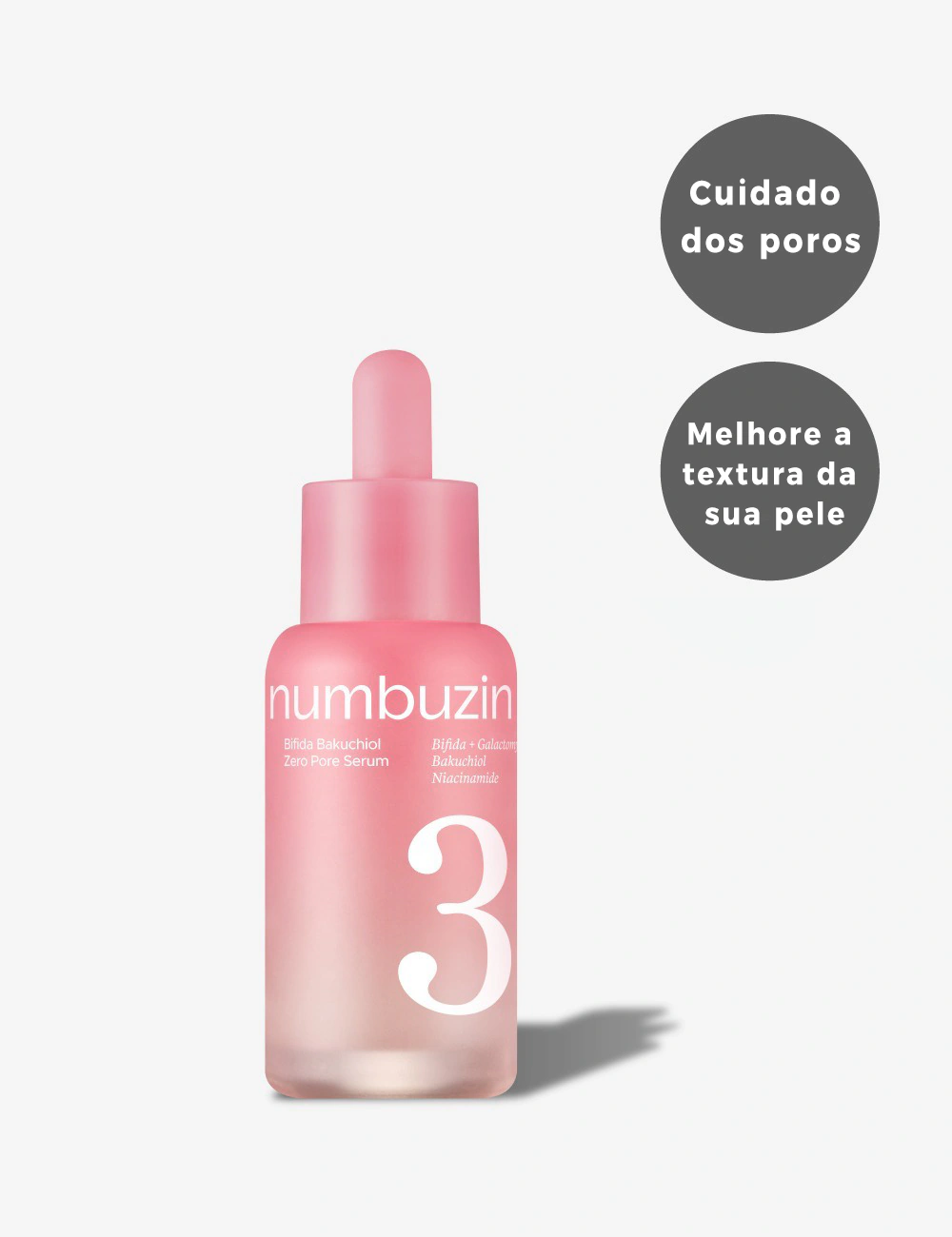 Miniatura 2 de NUMBUZIN No.3 Sérum Zero Poros com Bifida e Bakuchiol 30ml