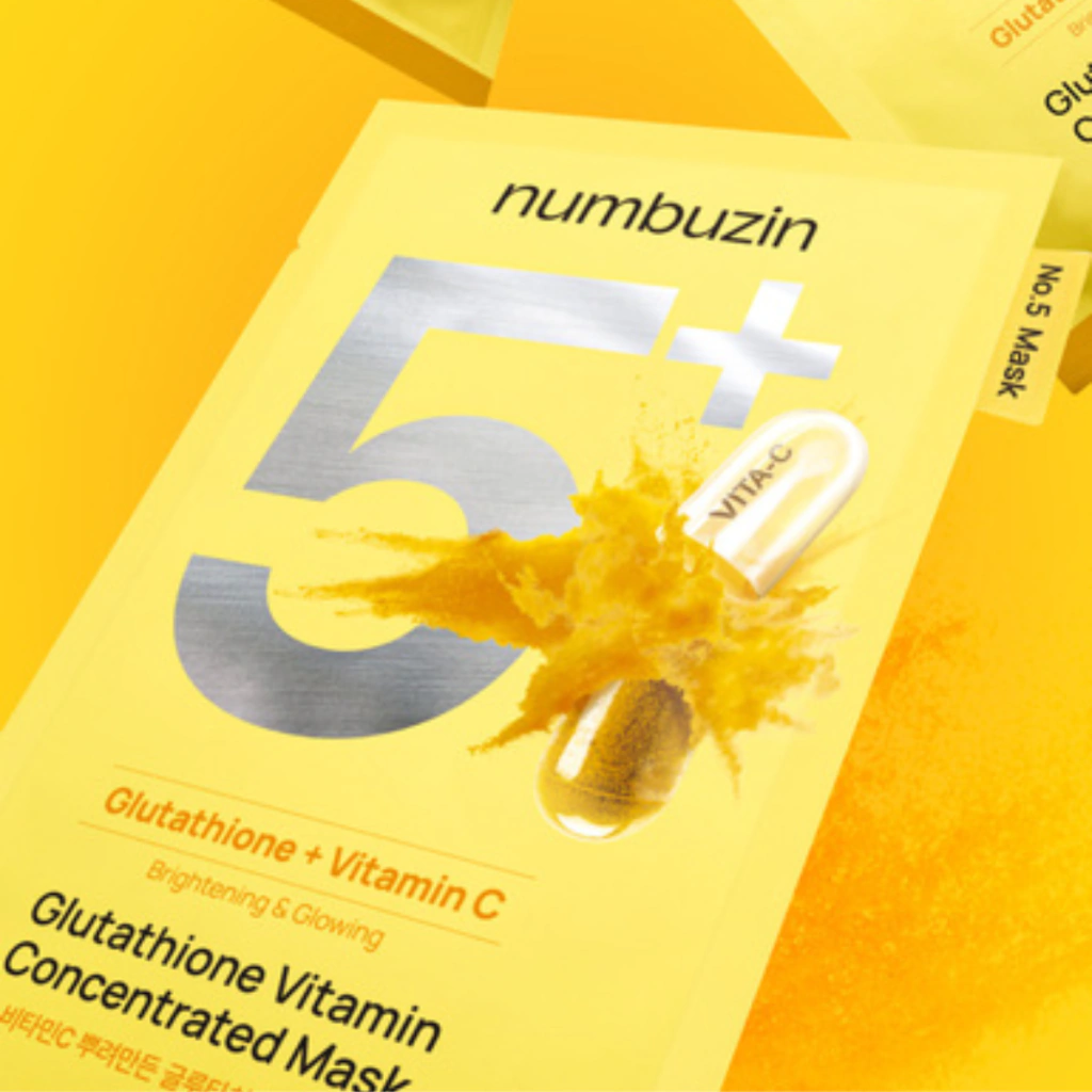 NUMBUZIN No.5+ Máscara Facial Concentrada de Vitamina com Glutationa 27ml