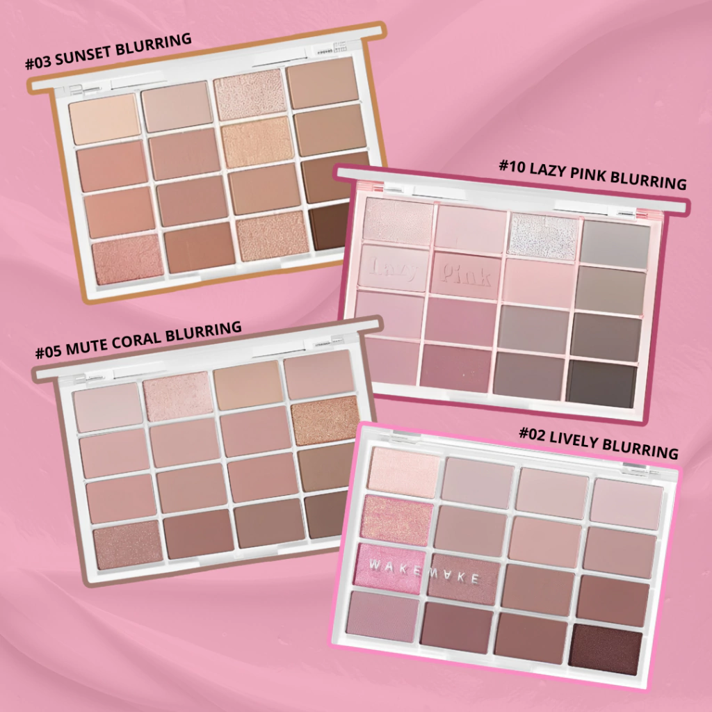 WAKEMAKE Paleta de Sombras Soft Blurring